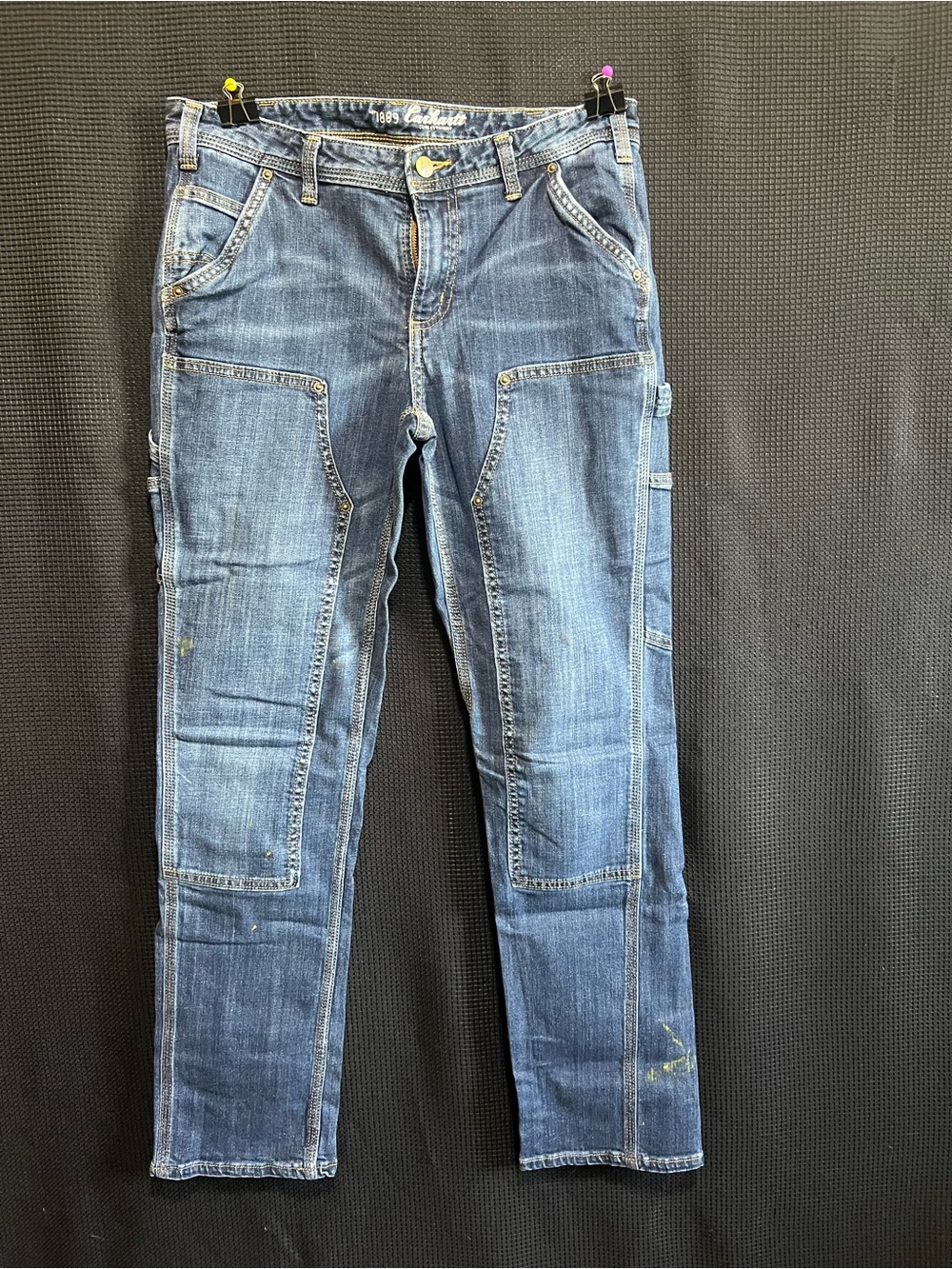 Carhartt Women’s Blue Carpenter Jeans - Classic Workwear Style